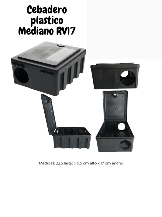 CEBADERO PLASTICO MEDIANO RV17